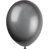 Unique Party - 80014 - Paquet de 10 Ballons - Noir - 30 cm - Latex