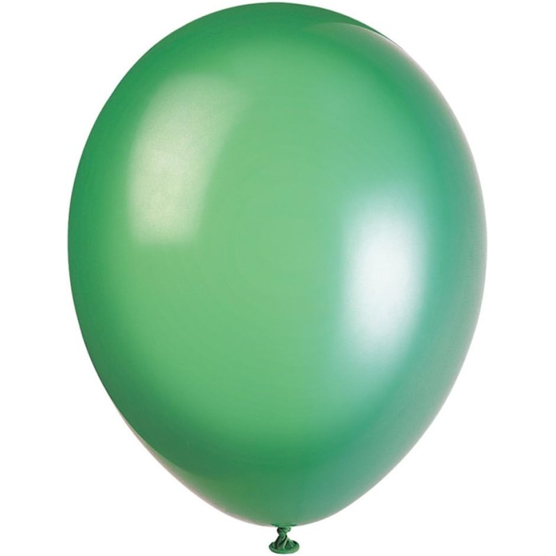 Unique Party - 56864 - Paquet de 50 Ballons - Latex - 30 cm - Vert Opaline