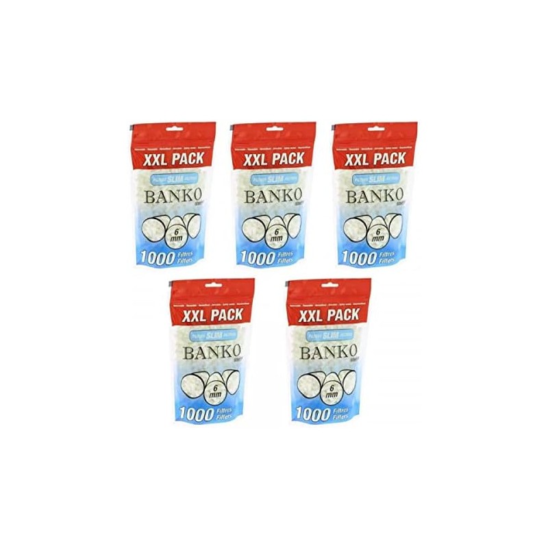 SoBazar - 5 Filter für Zigaretten x 1000 Banko XXL Pack