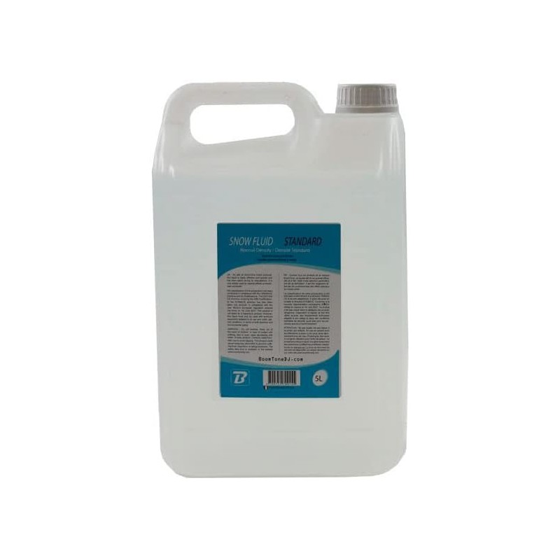BoomToneDJ Snow Fluid Standard 5L Liquide professionnel pour machine à neige.