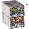 Prof Lot de 10 Boîtes de 40 Allumettes, Longueur 4,2 cm, 400 Pocket Matches, Allume-feu