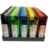 King Karan® Lot de 50 briquets électroniques 5 couleurs sécurité enfant